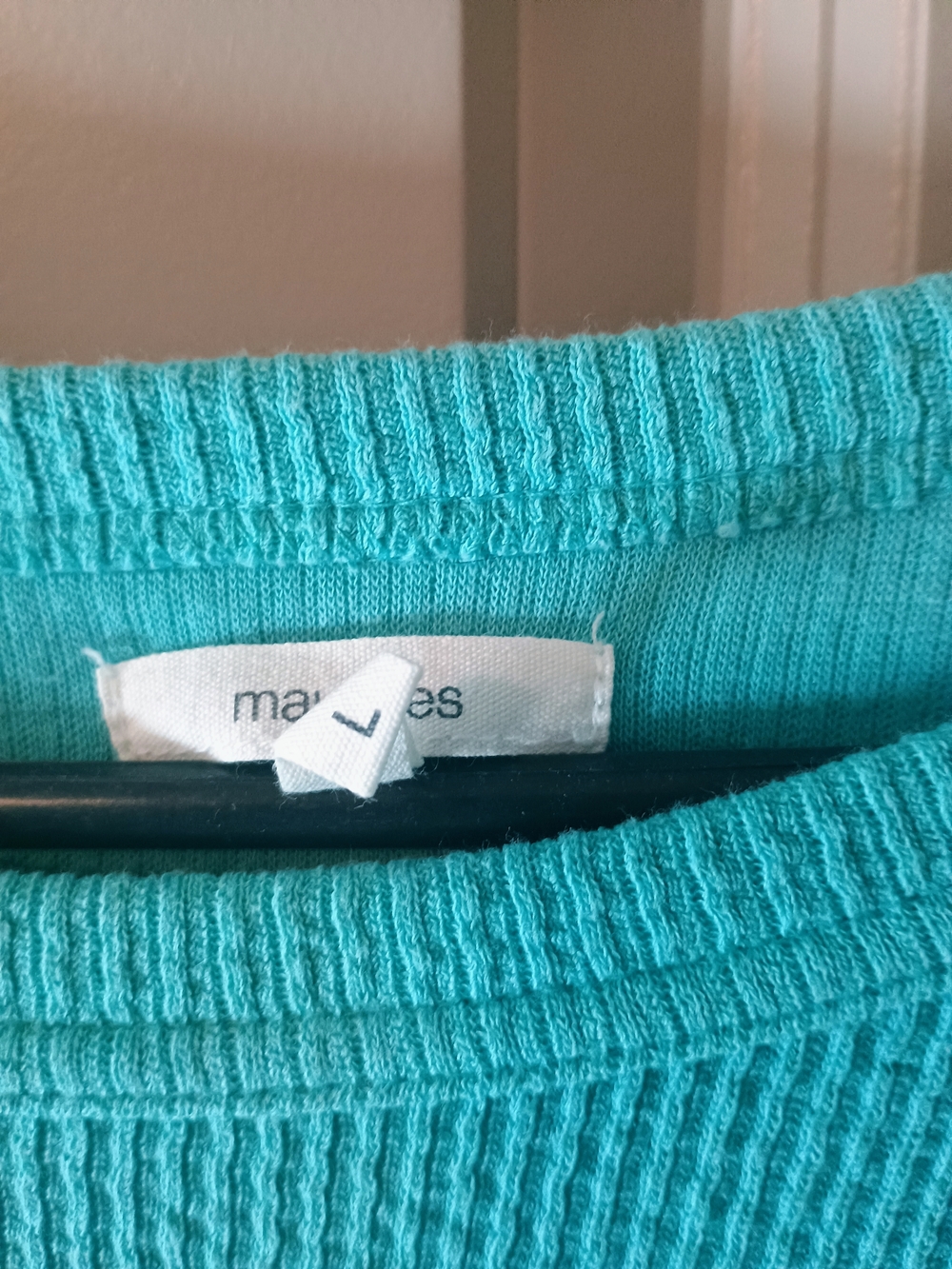 Maurices Aqua Textured Long Sleeve Pullover - Picture 3 of 4